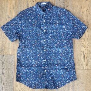 Good Man Brand - Mens - Large - Short Sleeve Button Up Shirt - Casual - Cotton